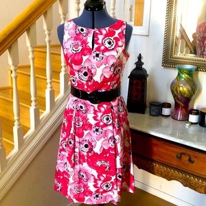 Jessica Howard Floral Pink Dress Size 6